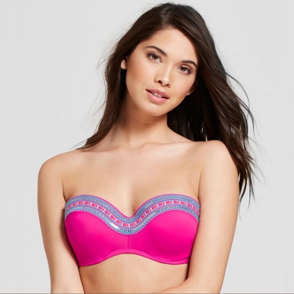 Shade & Shore Other - Shade & Shore Vacay Light Lift Embellished Bikini